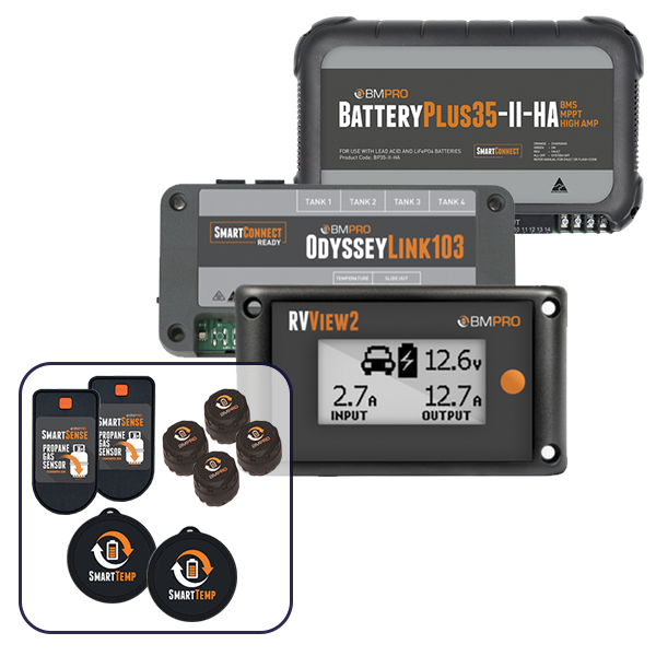TREK - Wall Mounted RV Battery Monitor | BMPRO