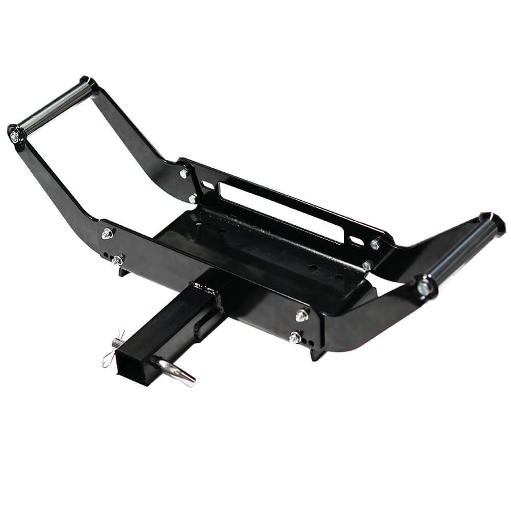 4WD Winch Cradle Mount Plate Bull Bar Steel 4x4 ATV Jeep Truck Trailer ...