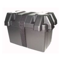 BATT BOX STD WITH LID & STRAP W180 X L275 X H200