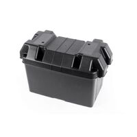 BATT BOX LGE WITH LID & STRAP W185 X L325 X H200