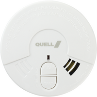 SMOKE ALARM 9V w/ HUSH BUTTON SUPPLIED WITH BATTERY