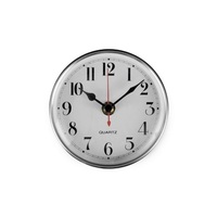 Camec Clock With Silver Bezel - Small