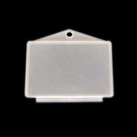 REGO LABEL HOLDER PLASTIC RECTANGULAR