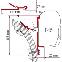 FIAMMA SHORT ROOF BRKT C 02097-01-