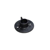 ANNEX POLE PLATE BLACK PLASTIC 