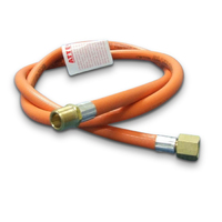 GAS HOSE 1200 1/4BSPIFX3/8MBSP 6MM PVC 2600KPA