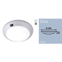 FRILIGHT CIRRO WHITE 10W OPAQU SWITCH/OPAQUE LENS/FACE FIX