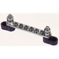 BUS BAR - 6 WAY - 2 STUD 75A 