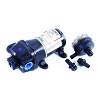 FLOJET 12V PUMP &FILTER-1/2BRB NEEDS NO ACCUMULATOR