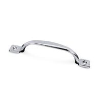 CHROME GRAB HANDLE 152MM 2 HOLE MOUNTING