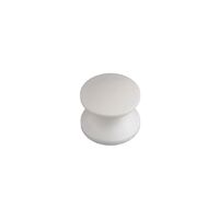 PUSH BUTTON KNOB WHITE 16/19MM