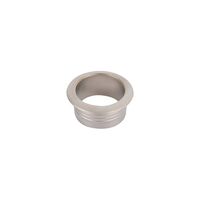 ROSETTE NICKEL PLATED 19MM MATT NICKEL PLATED