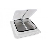 Jensen 355 x 355mm White Roof Hatch with Metal Base