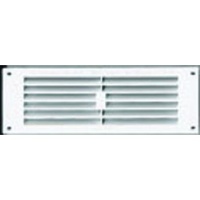 PLASTC LOUVRE VENT 125X260 BLK BLACK