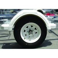 MUDGUARD POLY SMALL WHITE  W-MUDFLAP