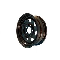 ROAD WHEEL HOLDEN HQ 355MM  BLACK RANGER STYLE