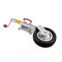 JOCKEY WHEEL 350X410MM W/SWIV SOLID WHEEL W/ SWIVEL PLATE