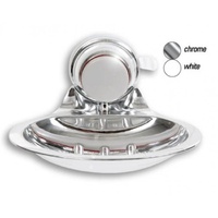 SUPER SUCTION SOAP DISH CHROME