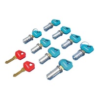 1 KEY BARREL KIT - 8 ASSY KEY & NEW ASSY KEY