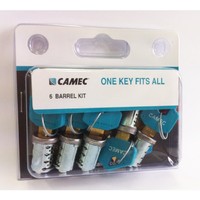 1 KEY FITS ALL  BARREL ONLY KEY ALIKE