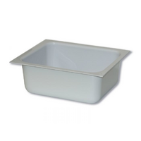 Camec 330x285mm Rectangular Acrylic Basin with 42mm Waste Hole