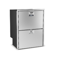 Vitrifrigo DRW180A Stainless Steel 2 Drawer Fridge Freezer 150L