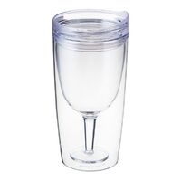 TRAVINO WINE TUMBLER CRYSTAL CLEAR