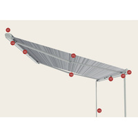 Fiamma F65L Awning P/WH 4.0M, Royal Grey