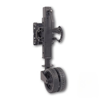 Ark Off Road Jockey Wheel - Ark, 750KG Black Anodized