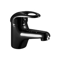 Camec Black Basin Mixer Fixed 110mm