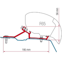 Fiamma F65/80 Adapter For Renault Master H2>10