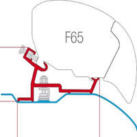 Fiamma F80 Bracket Fiat Ducato H2 L4 (>2006) 98655-904