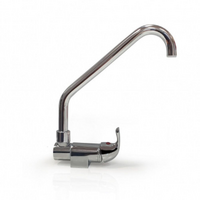 Barka Single Handle Chrone Ceramic Fold Down J Spout Mixer