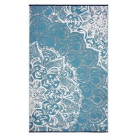 DLG Australia 90 x 150 cm Recycled Mat, Stunning Teal