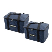 Aussie Traveller Canvas Large Storage Bag, 2 Pack