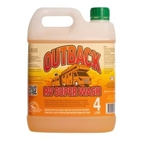 Outback Rv Super Wash 4 Litre -100% Petrochemical Free Red Dirt & Stain Remover. OC02.4