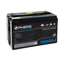 Sphere 100AH EVO Lithium Battery with Bluetooth