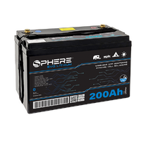 Sphere 200AH EVO Lithium Battery with Bluetooth