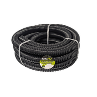 Coast RV Black Sullage Waste Hose, 10m Roll - 38mm I.D.