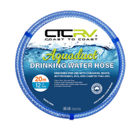 Coast RV Aquaduct 20m Blue Drinking Water Hose, 12mm