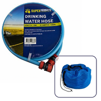 Supex 10-20m Coil Drinking Water Hose