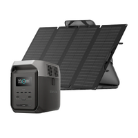 EcoFlow Delta 3 1536Wh Portable Power Station with 160W Solar Panel