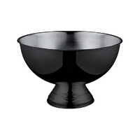 D-STILL Champagne Bowl 395 x 250mm Black Plated - Single