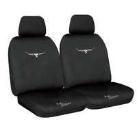 R.M. Williams Black Expander Fit Neoprene Seat Covers, Size 30