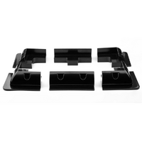 Solar 4 RVs Black Solar Panel ABS Plastic Corner plus Mid Brackets