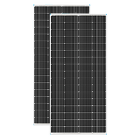Renogy 2 x 200W 12V Monocrystalline Fixed Solar Panel
