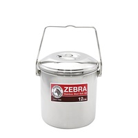 Zebra Stainless Steel Loop Handle Pot