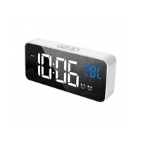 Gominimo Mirrored Digital Clock White