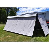 Xtend Premium Long Side Shade Wall with Centre Zip