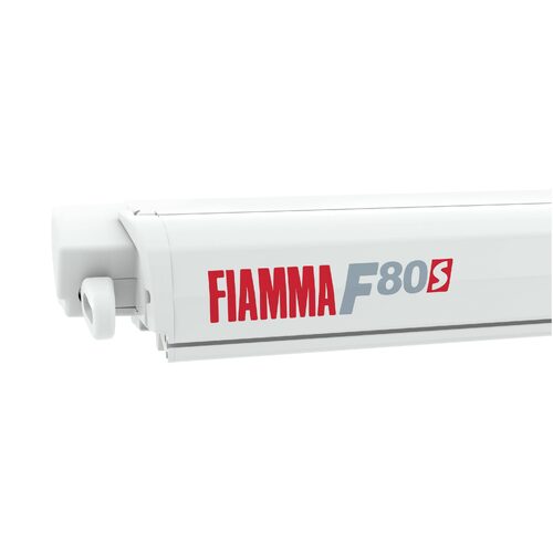 Fiamma F80s 3.2m Polar White Cassette / Royal Grey Fabric Box Awning, 07830B01R
